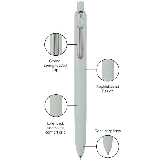 uniball™ Zento 0.7mm Liquid Gel Ink Boho Collection Retractable Gel Pen Set